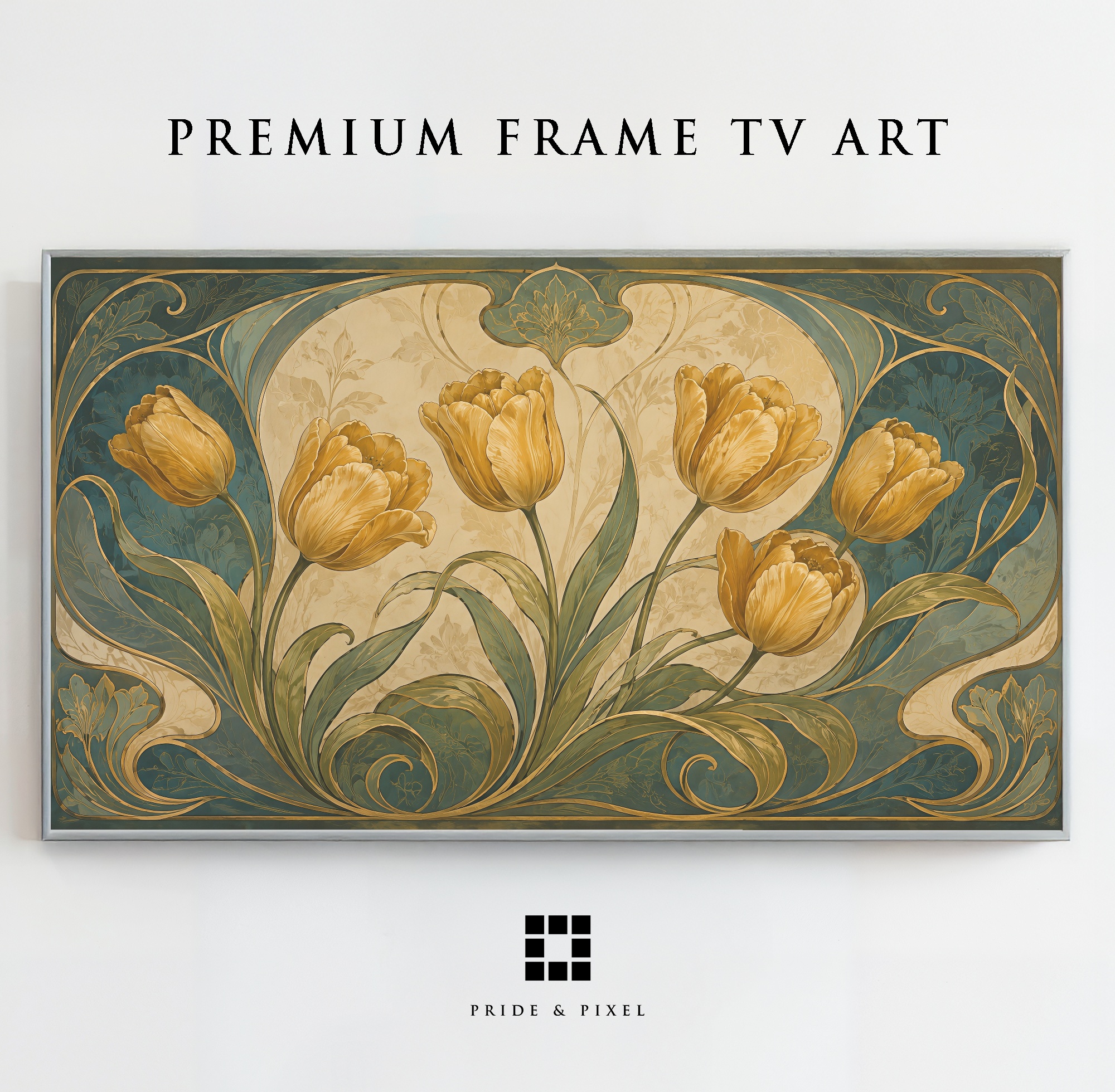 Art Nouveau Tulip Floral