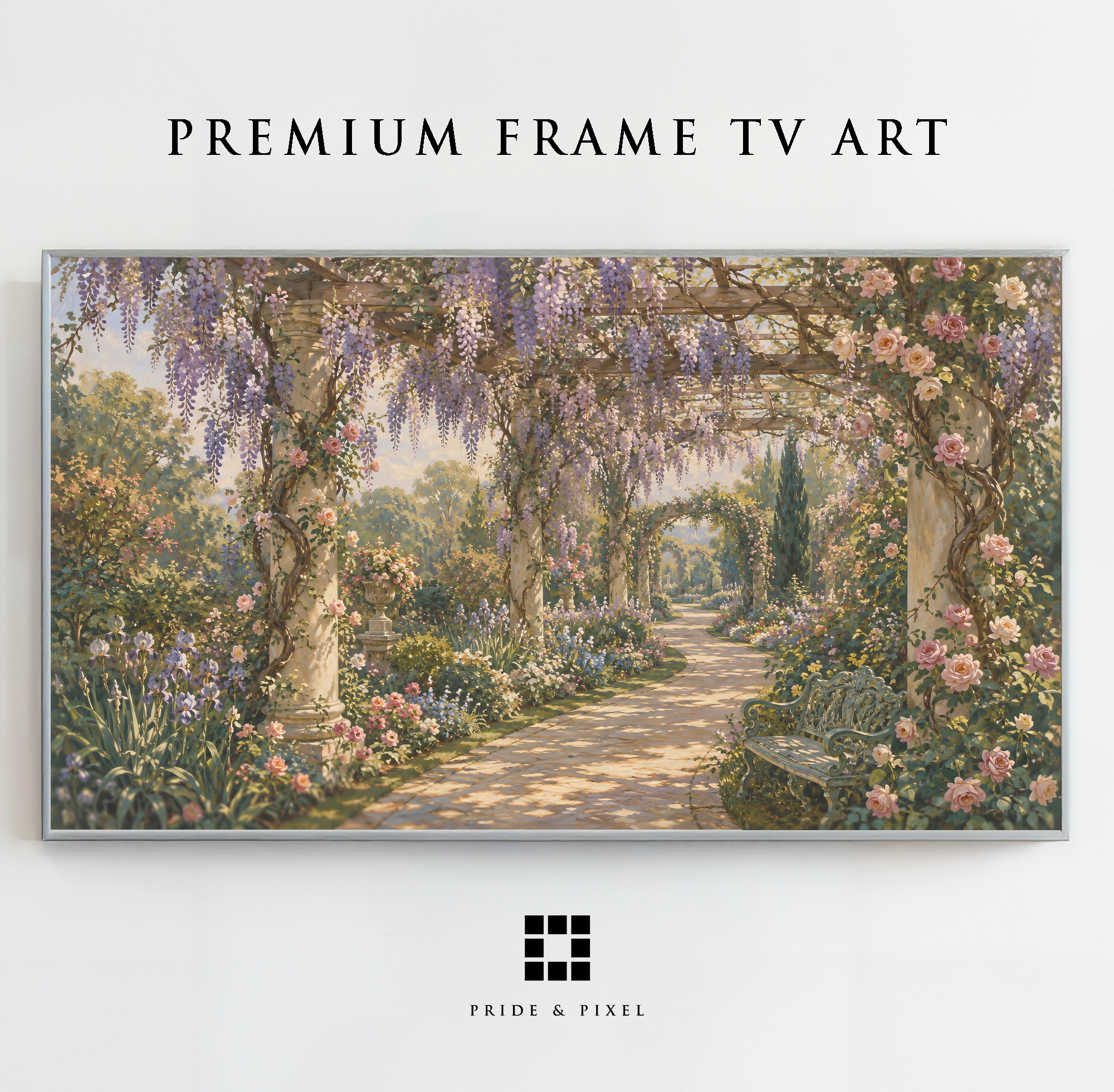 Romantic Wisteria Garden