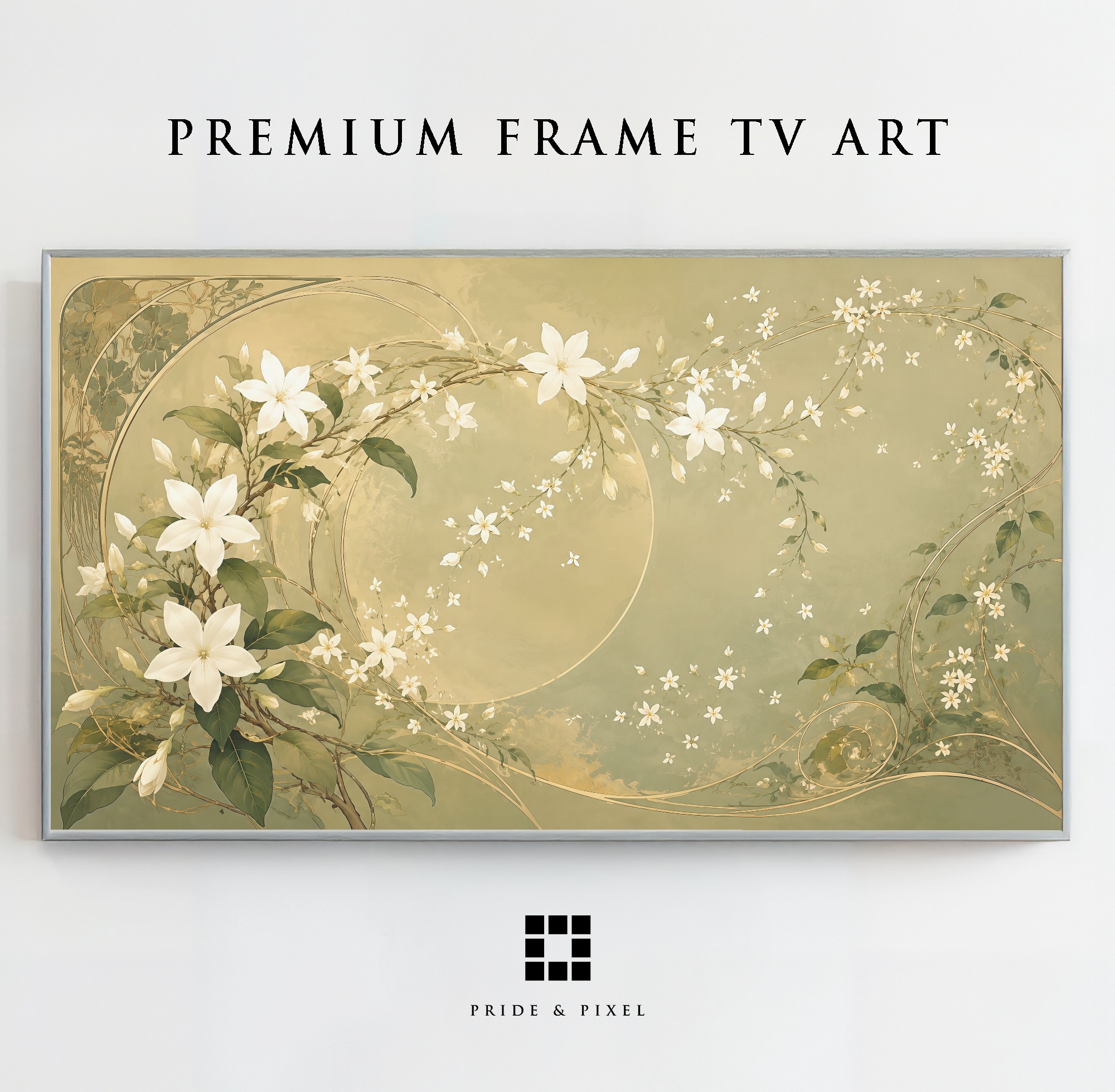 Art Nouveau Jasmine Floral