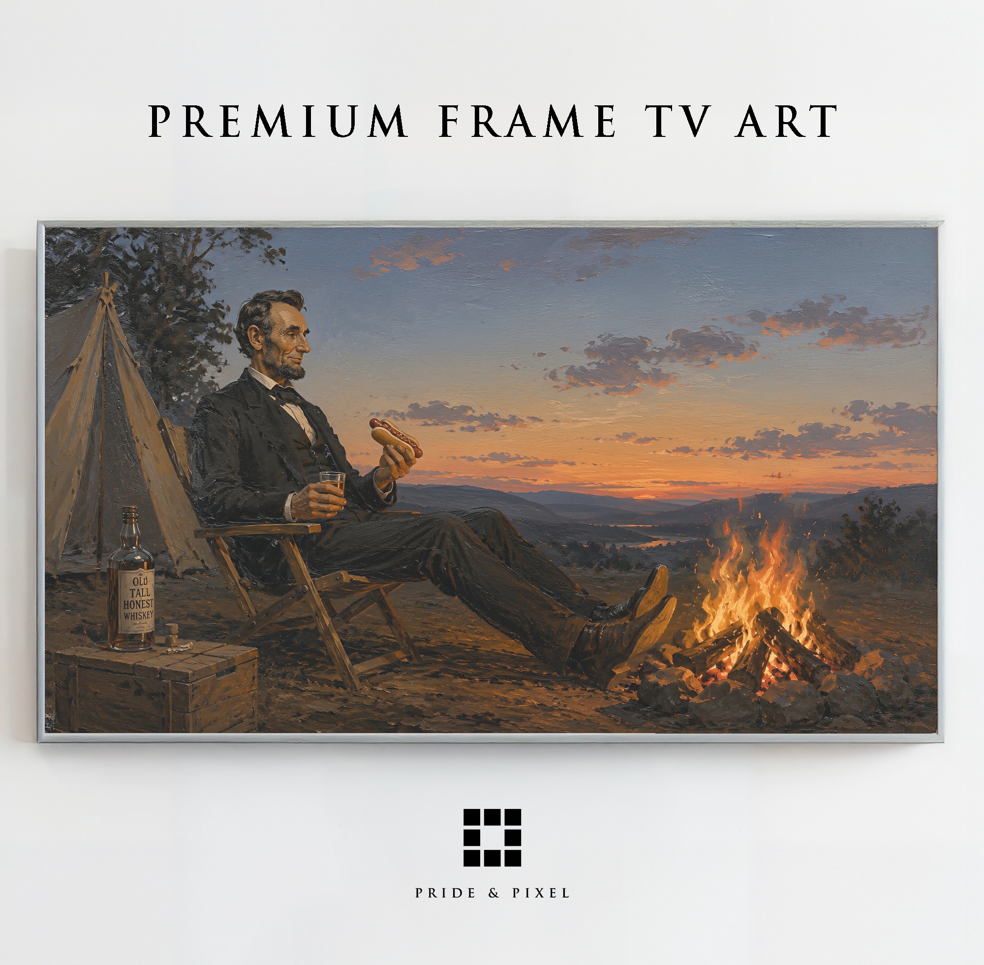 Abraham Lincoln Campfire