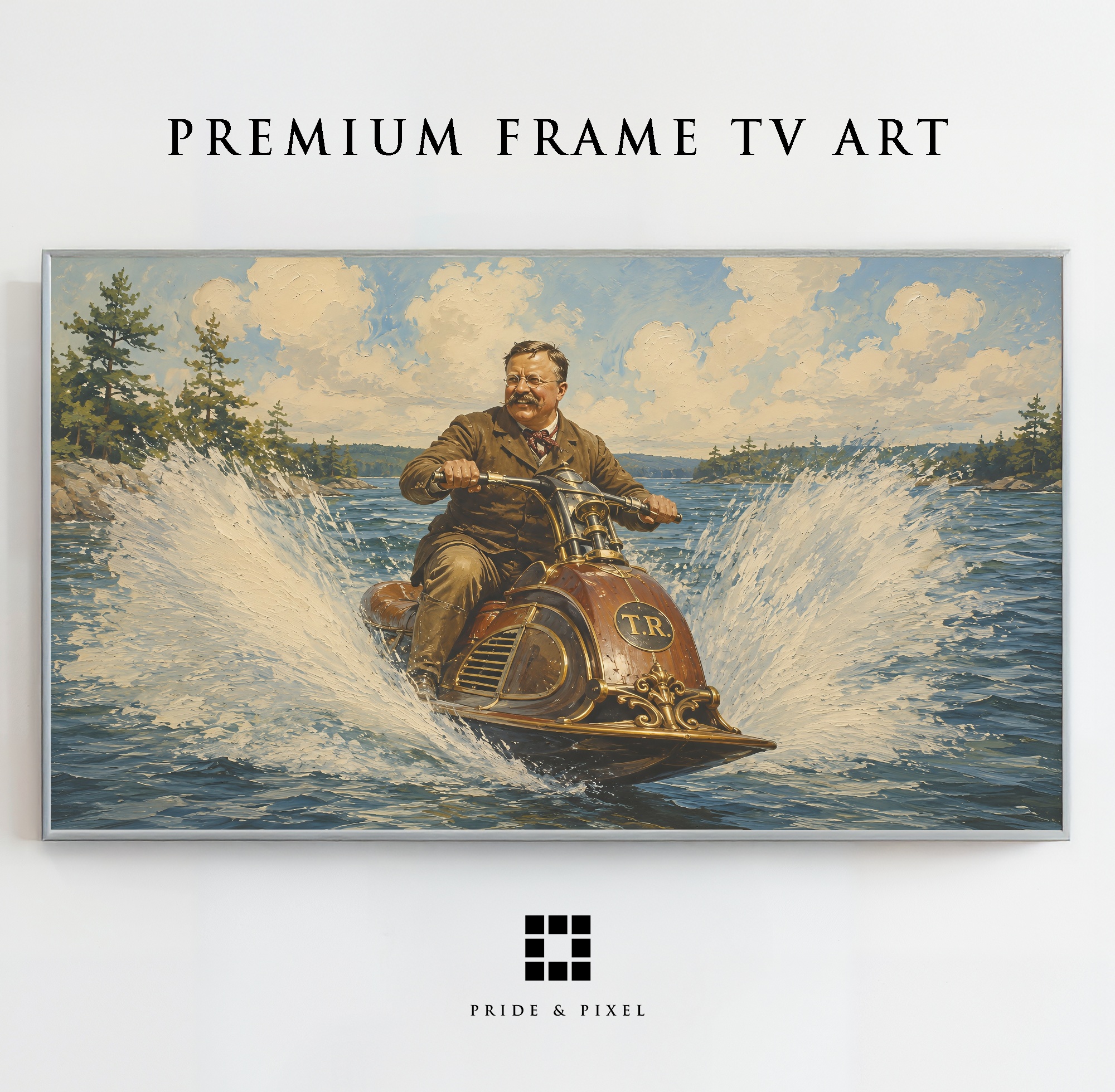 Theodore Roosevelt Steampunk Jet Ski