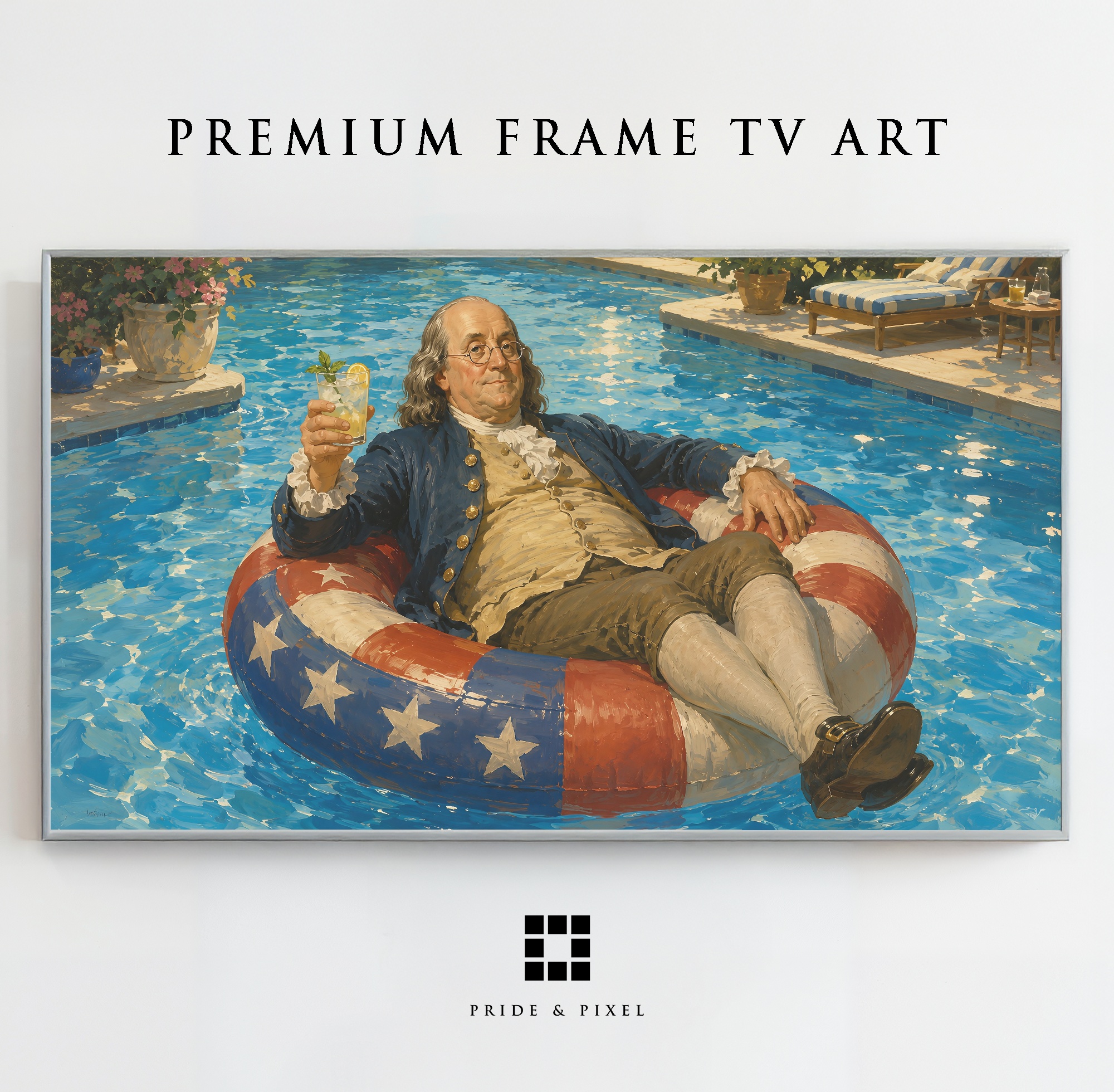Benjamin Franklin Poolside Drink