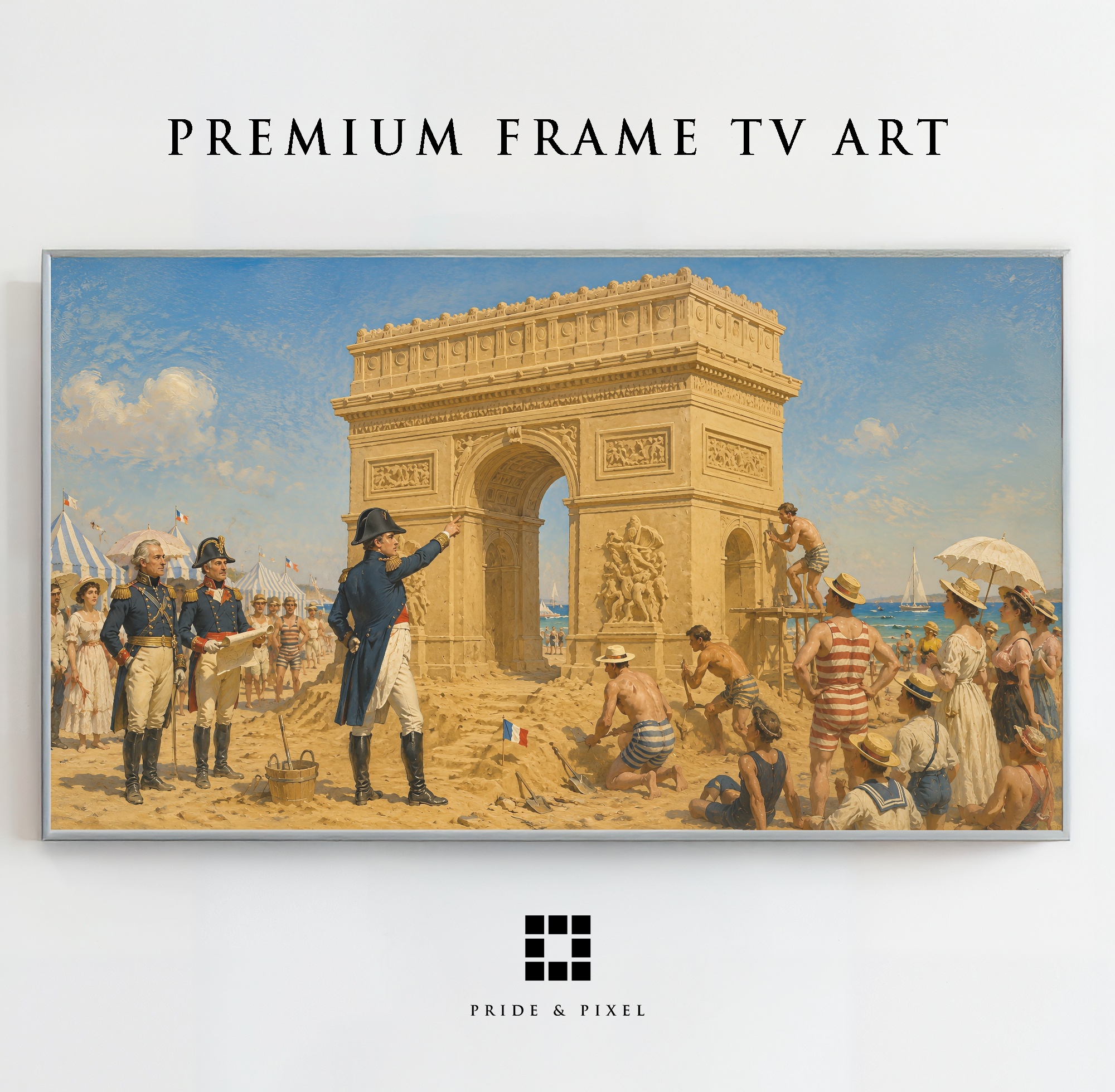 Napoleon at Sand Arc de Triomphe