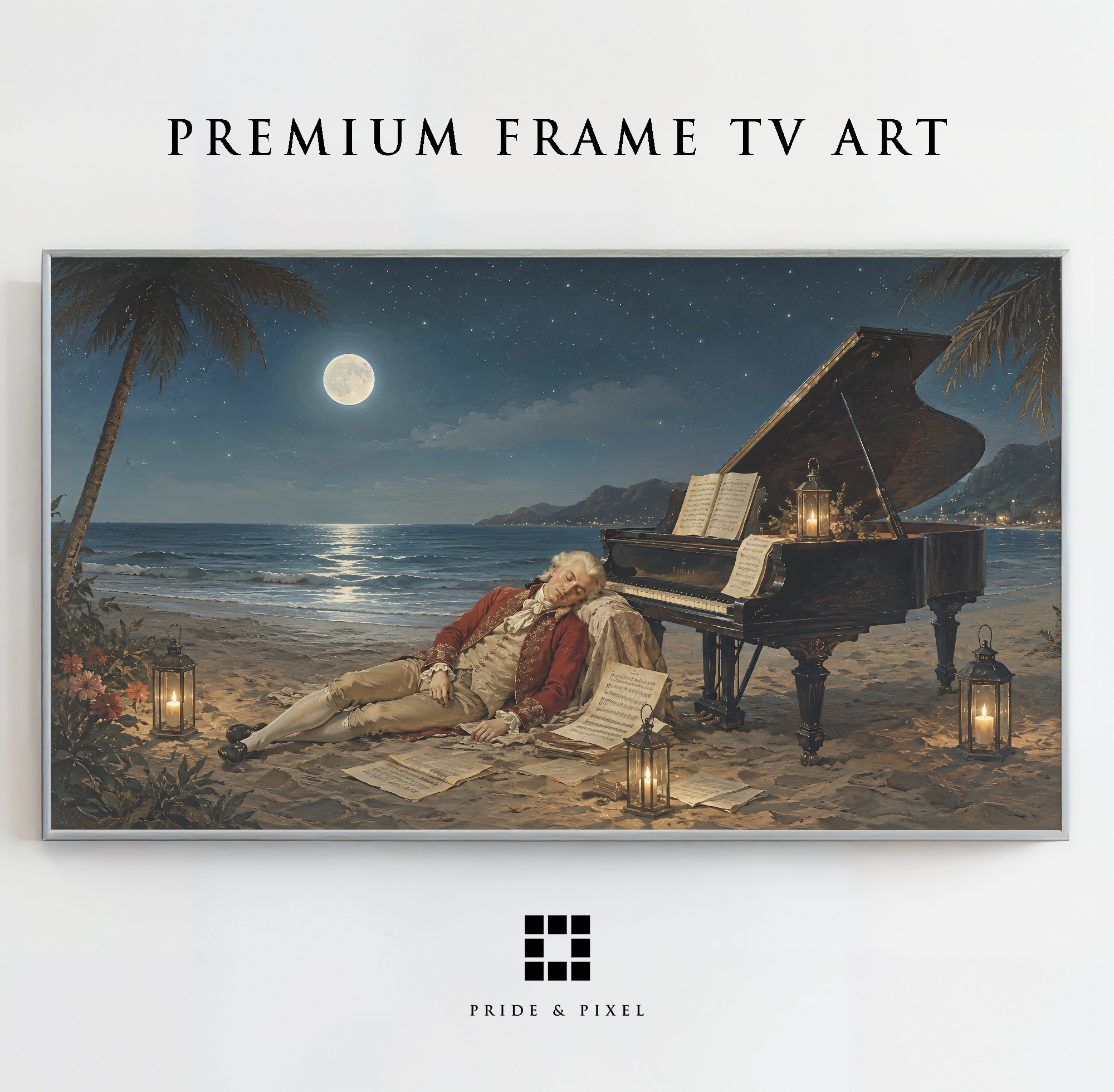 Mozart Sleeping Beach Piano