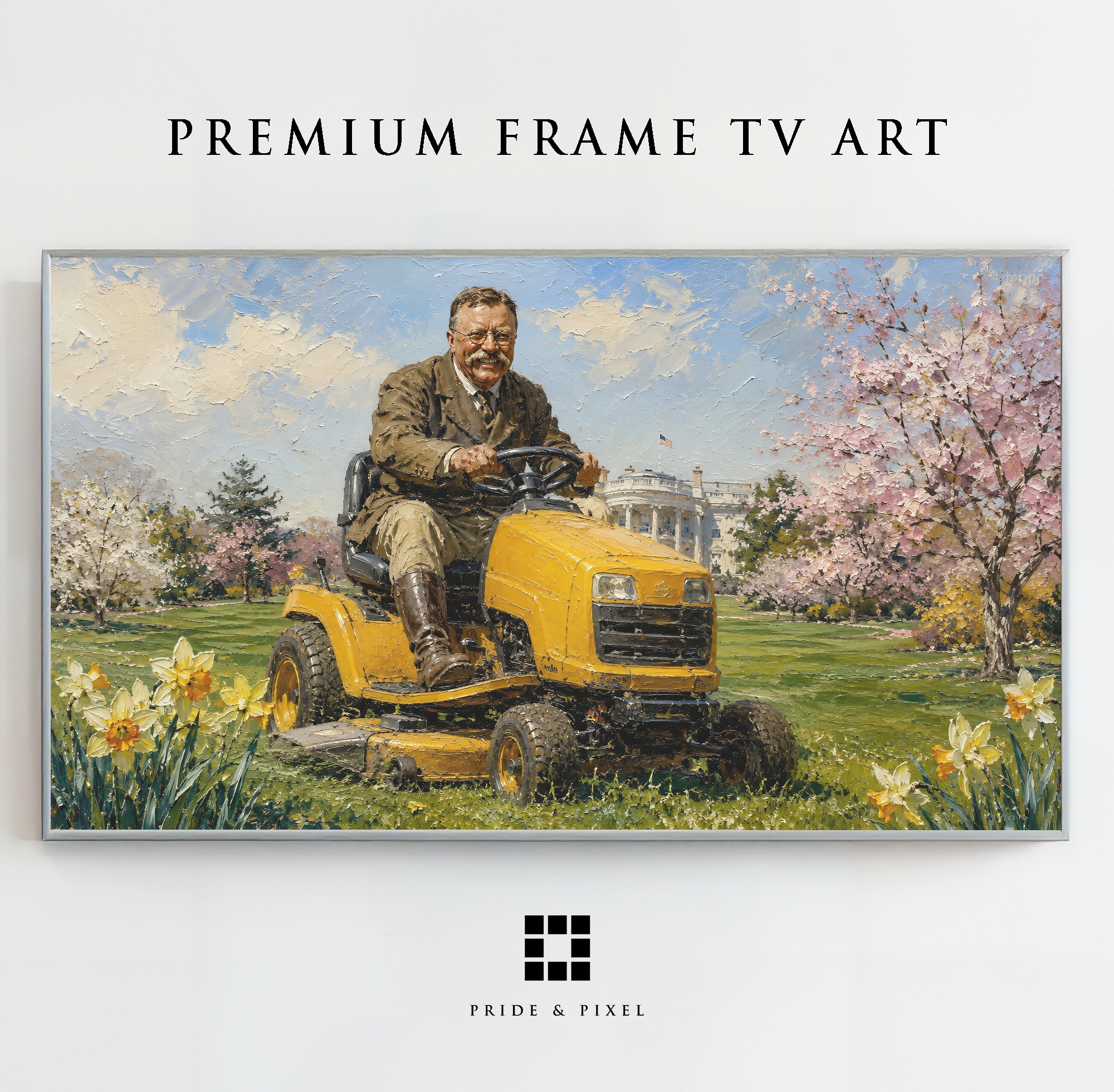 Theodore Roosevelt Lawn Mower
