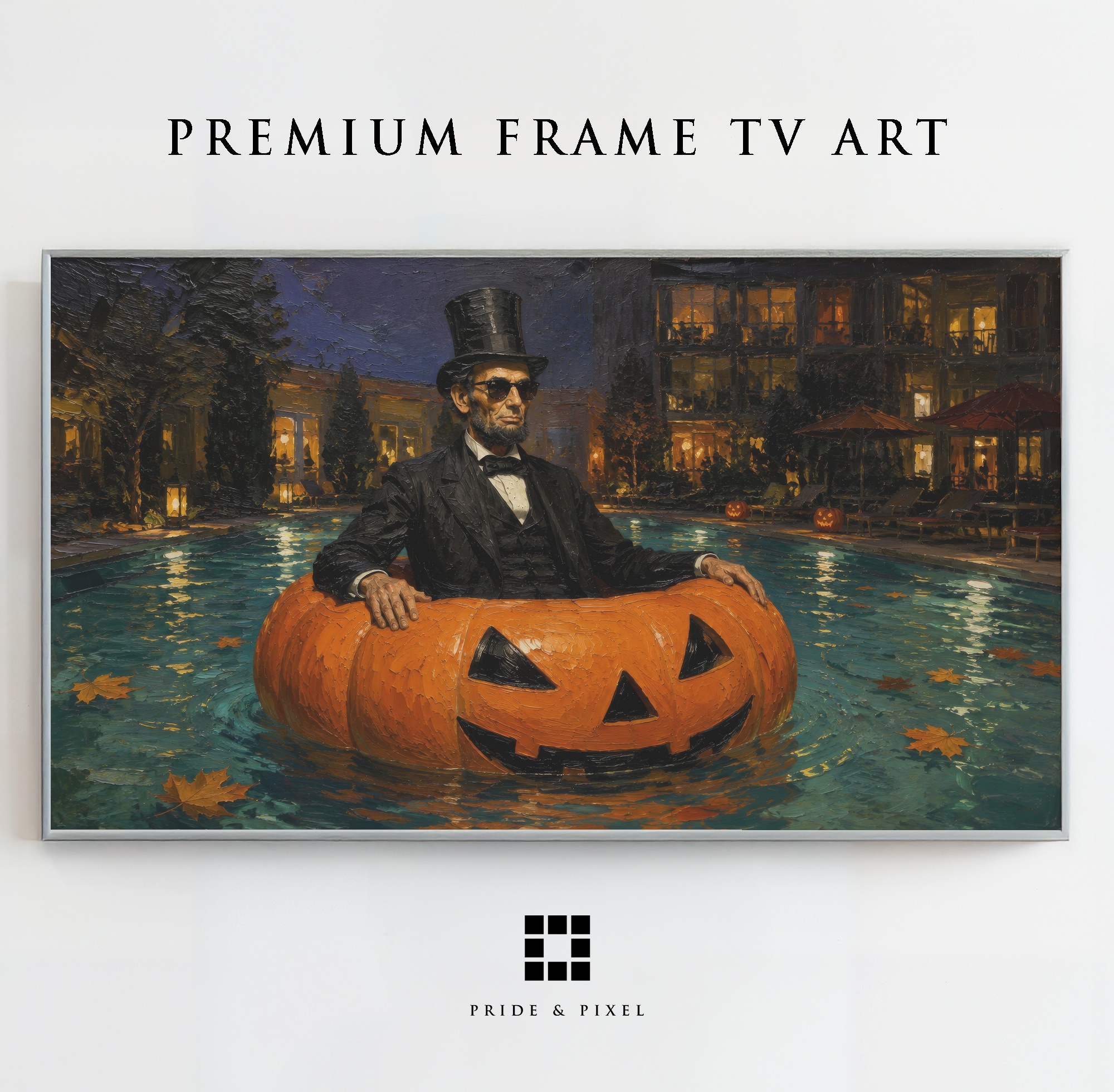 Abraham Lincoln Pumpkin Float
