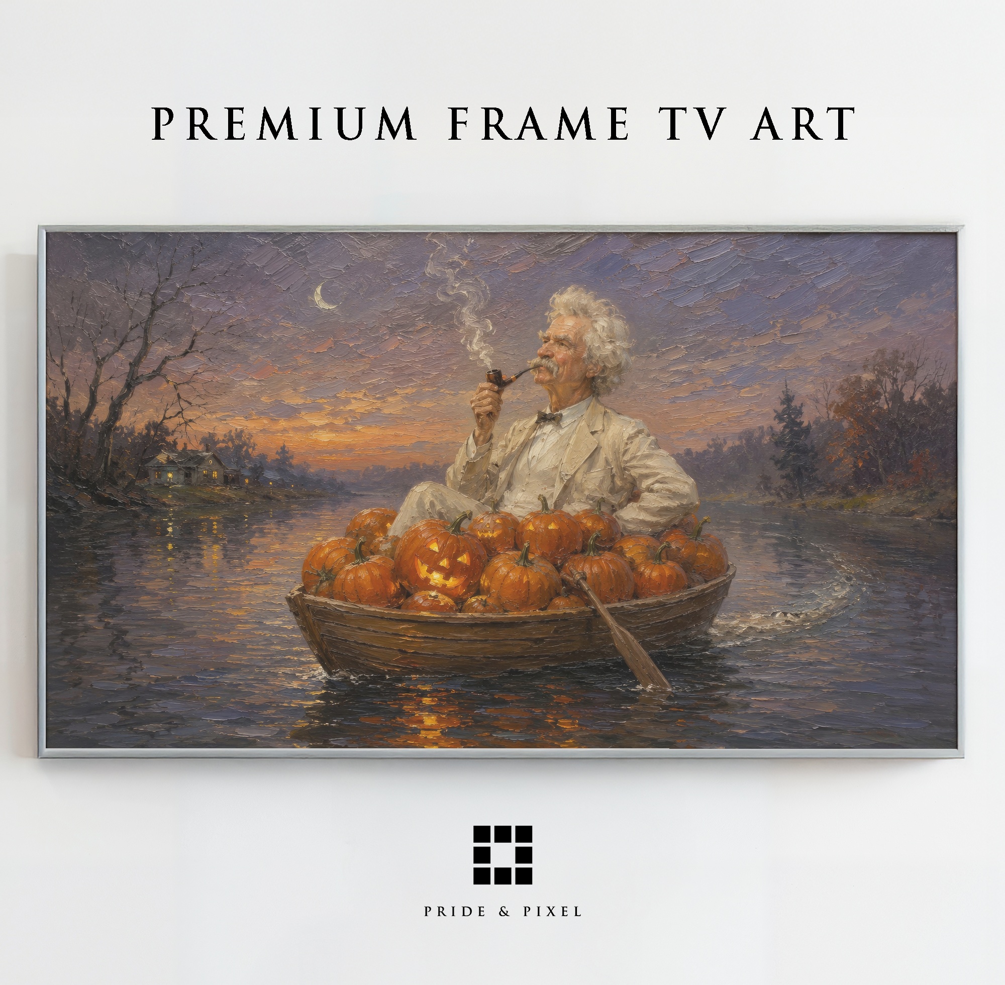 Mark Twain Pumpkin Boat