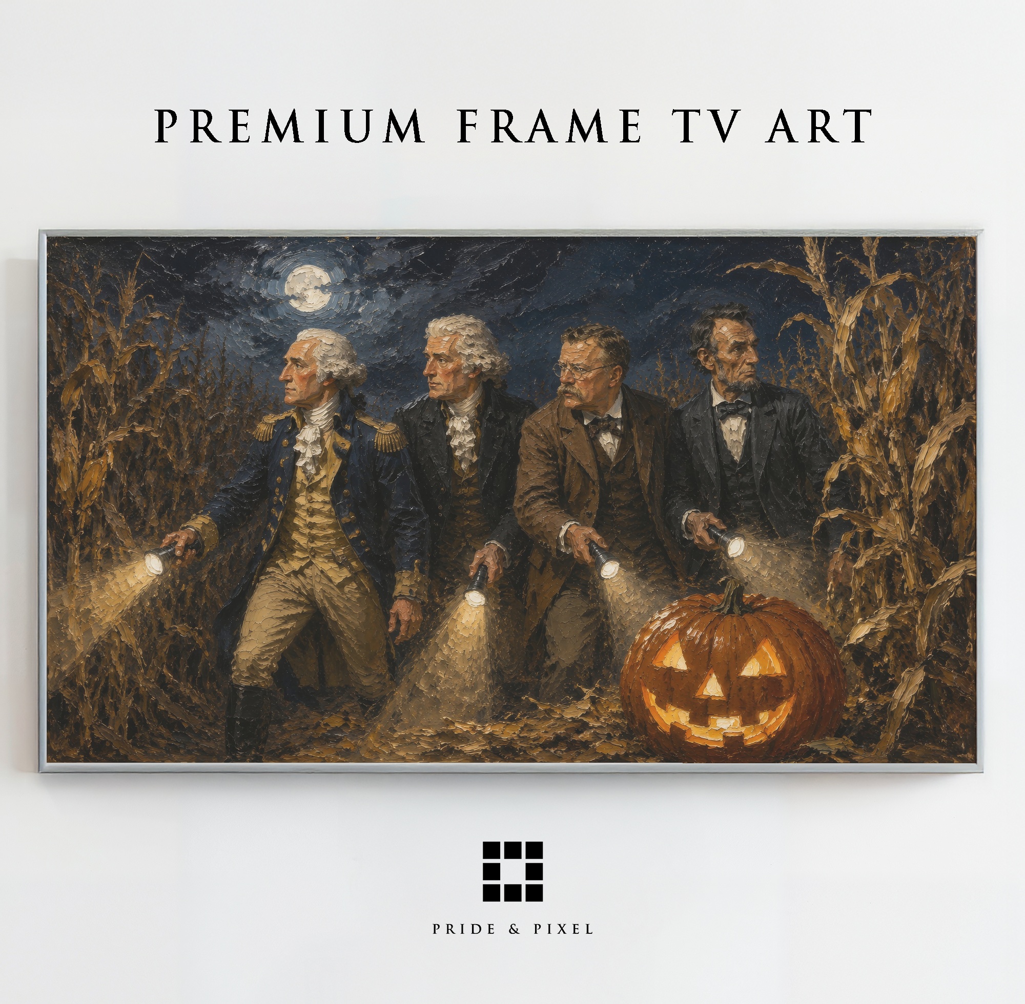 Mount Rushmore Halloween Gang
