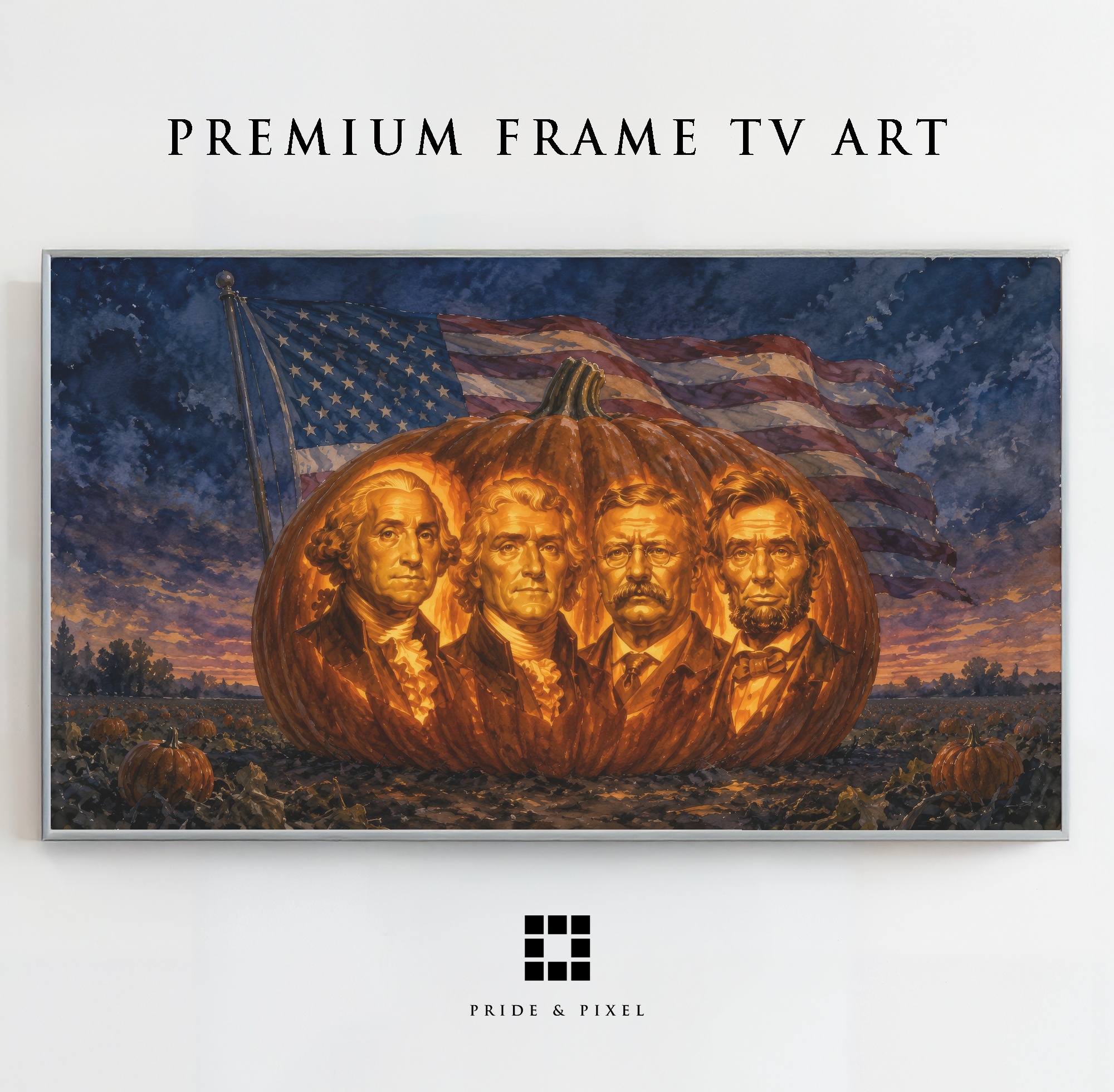 Patriotic Presidents Pumpkin
