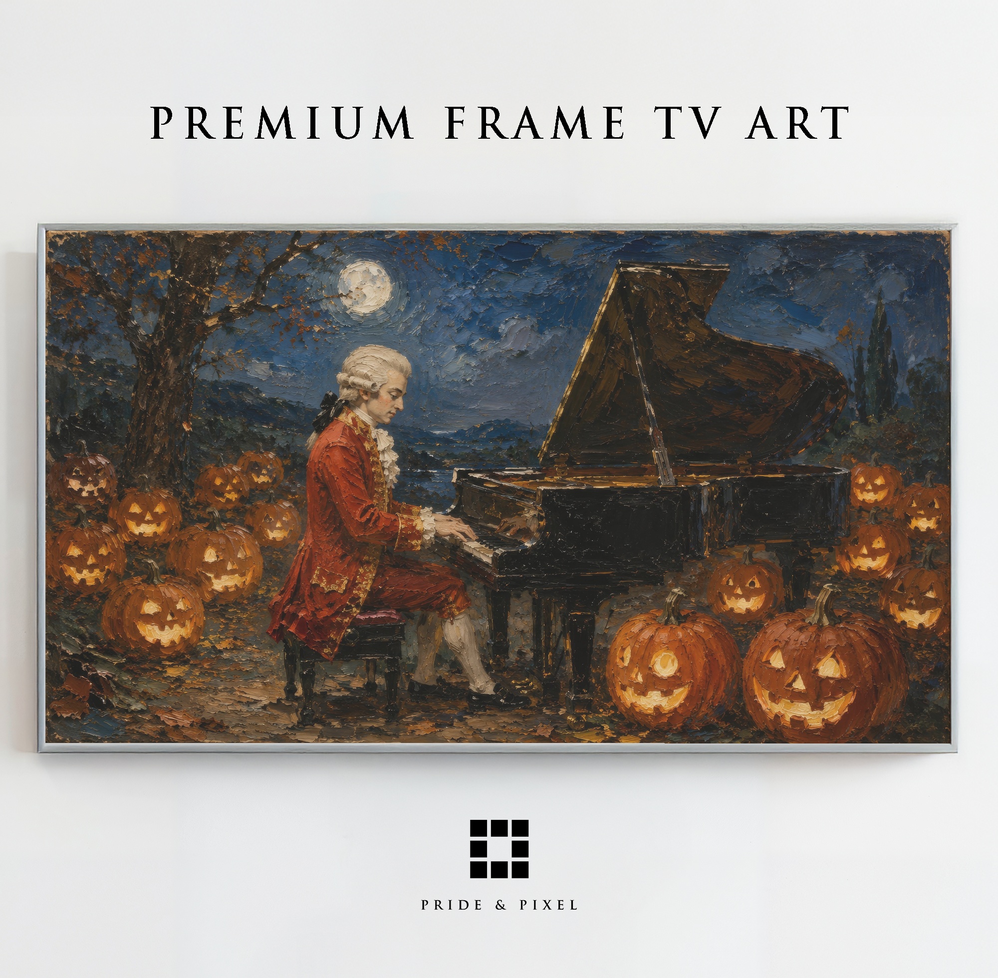 Mozart Halloween Art for Samsung Frame TV