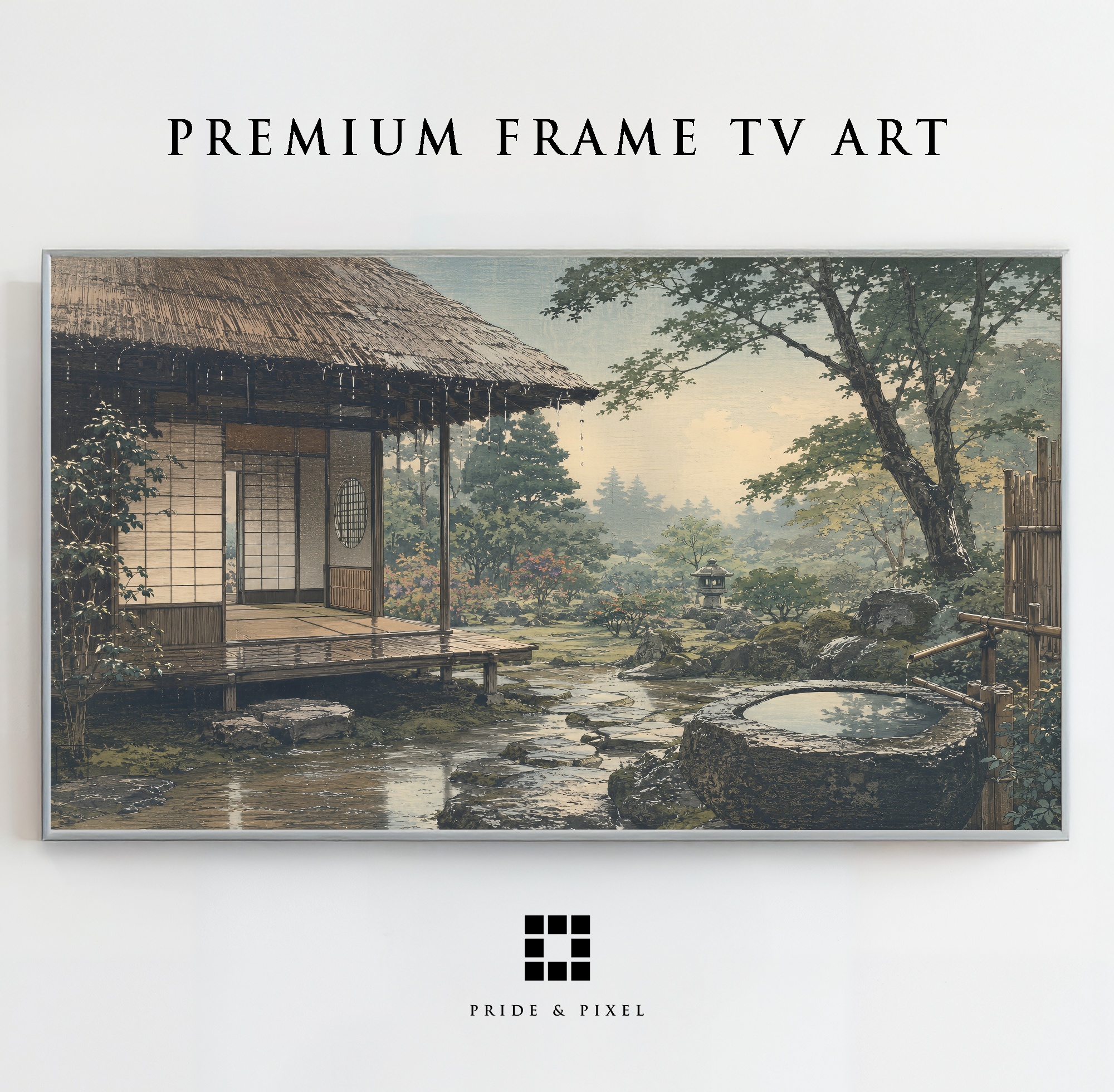 Traditional Japanese Garden House