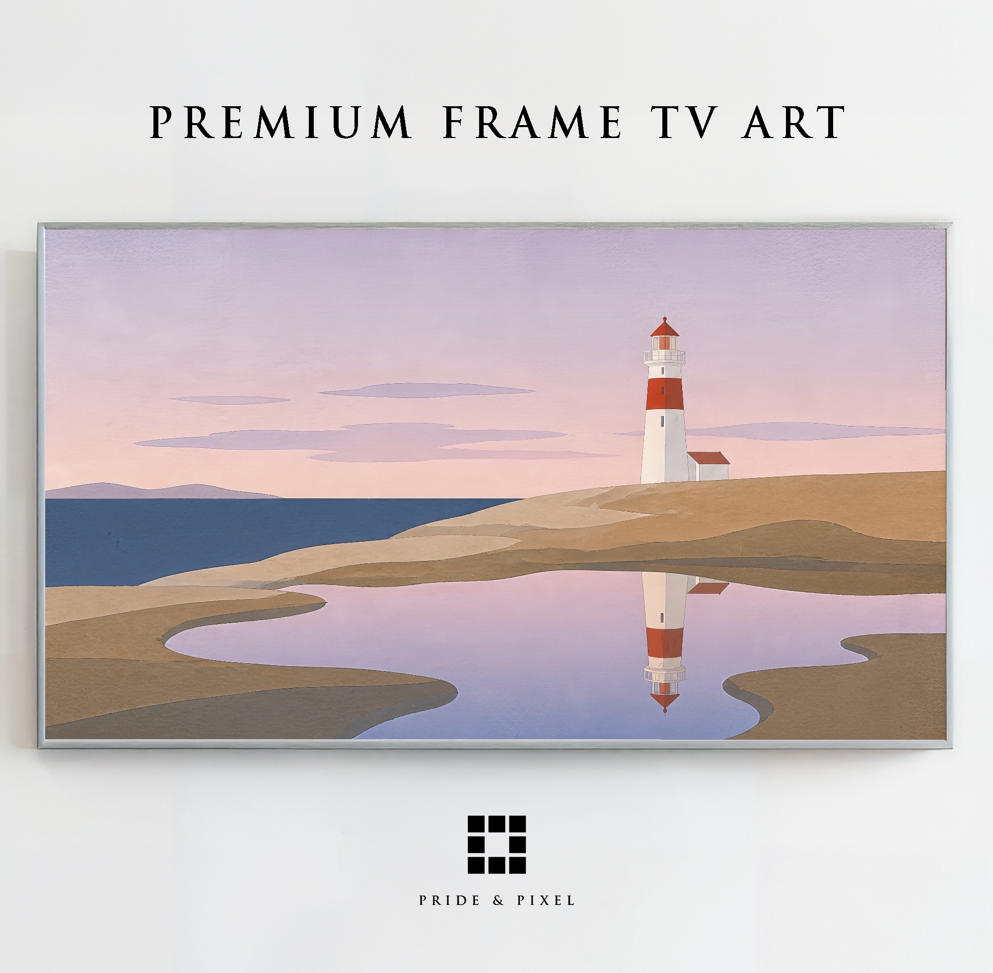 Coastal Lighthouse Reflection
