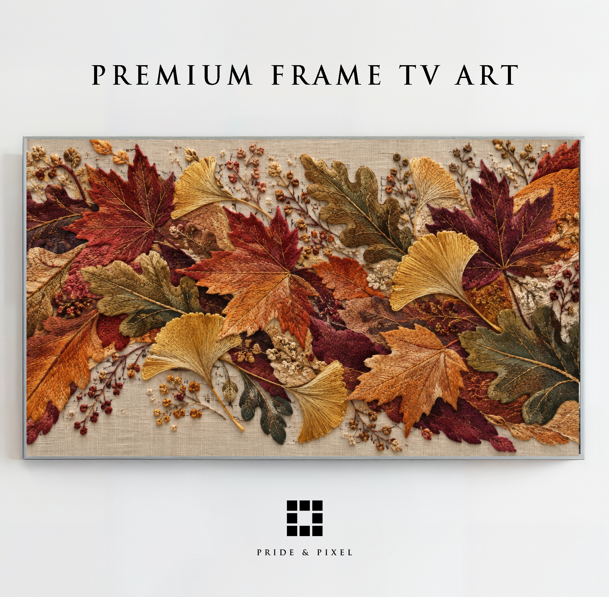 Burnished Leaves Abstraction