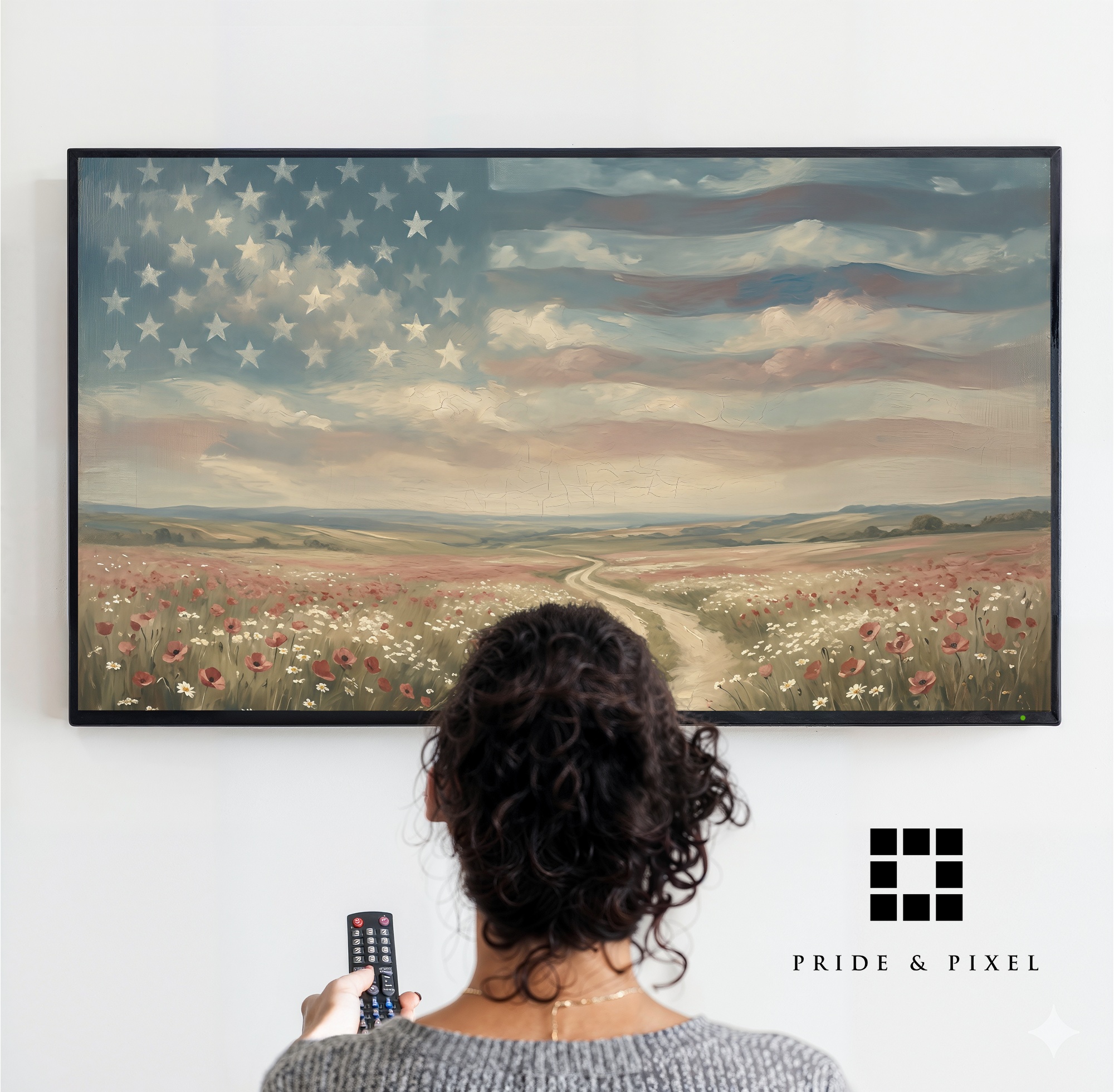 Patriotic Meadow Scene Samsung