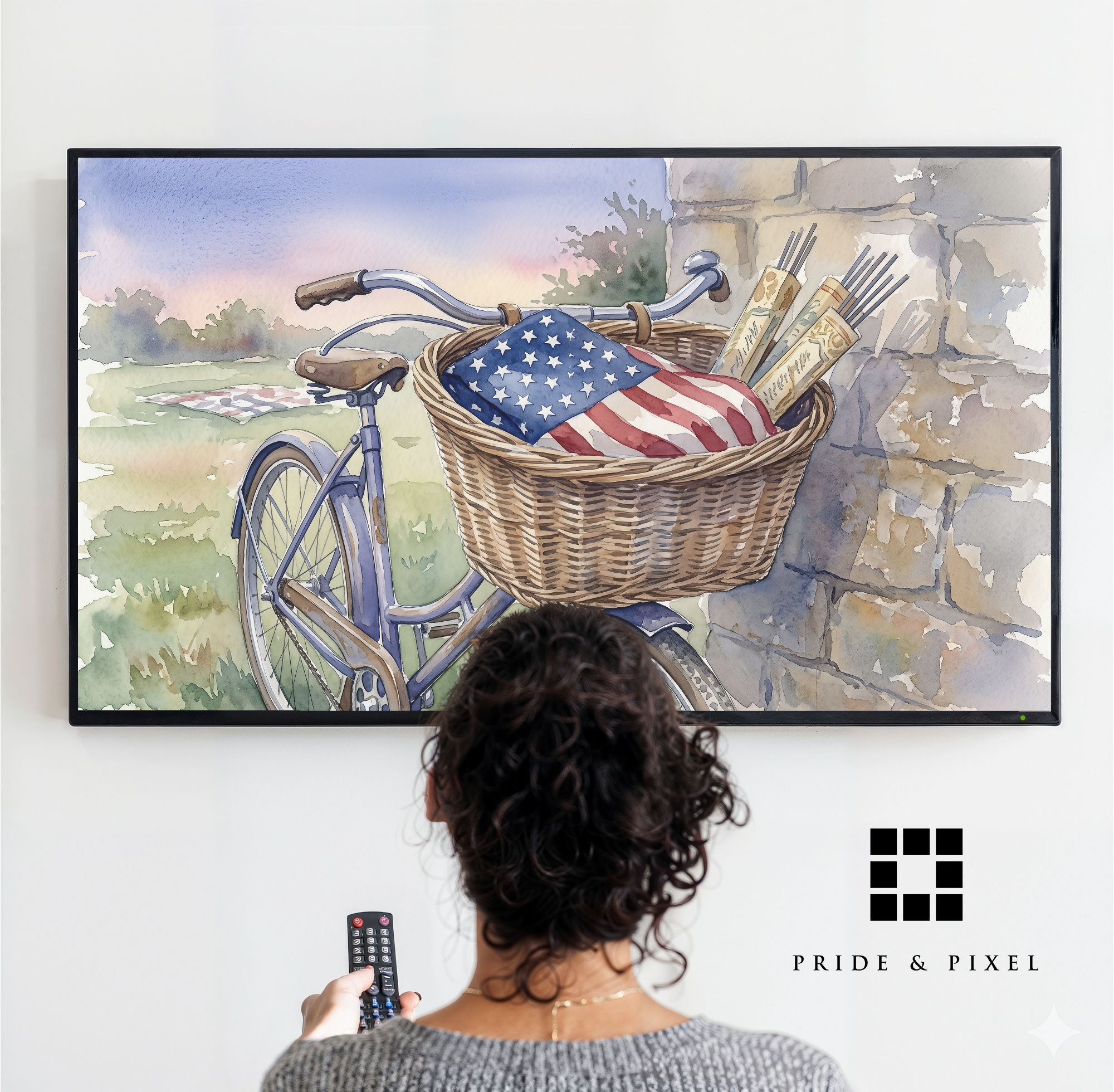 Patriotic Bicycle Samsung