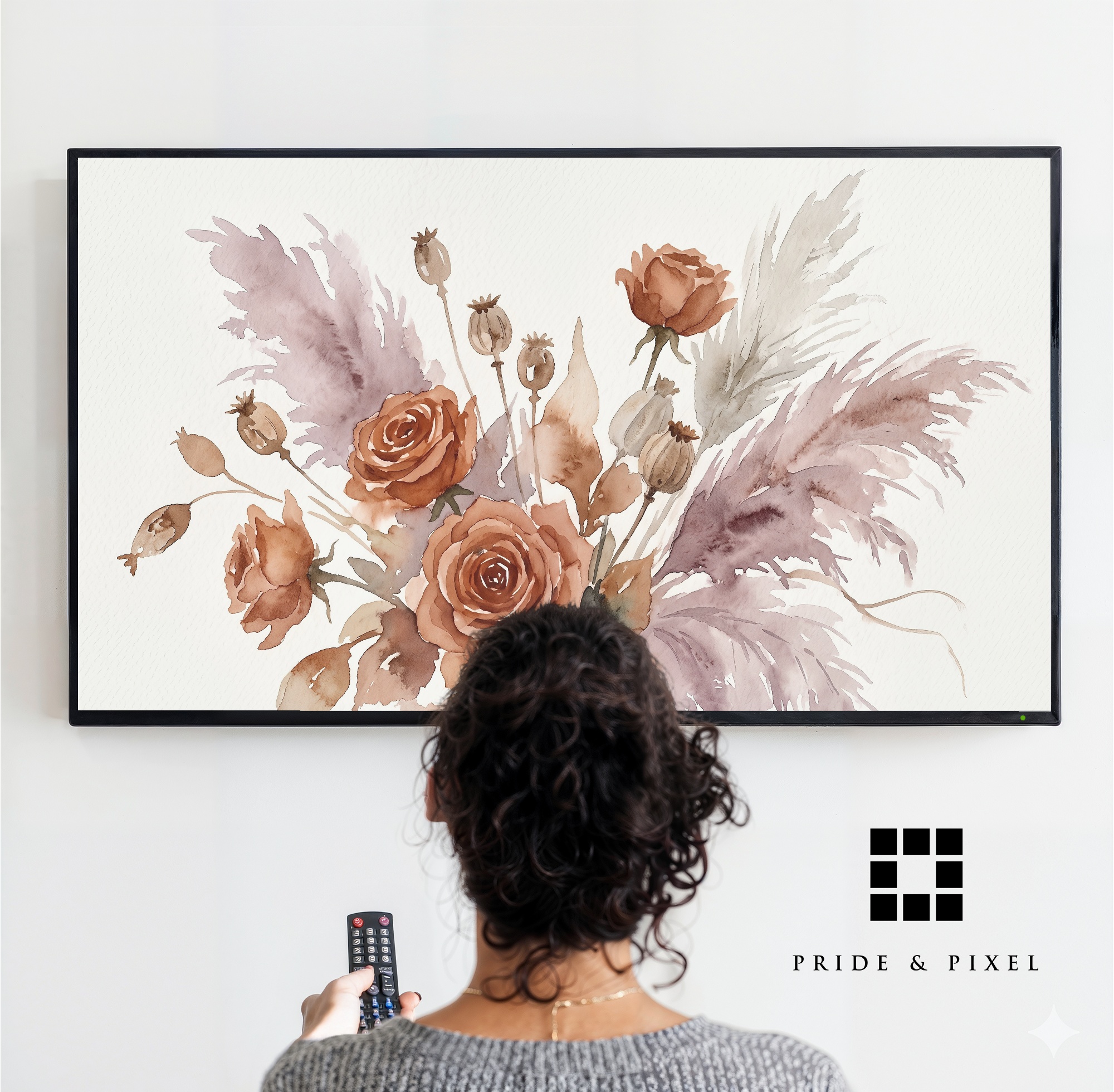 Boho Floral Arrangement Samsung