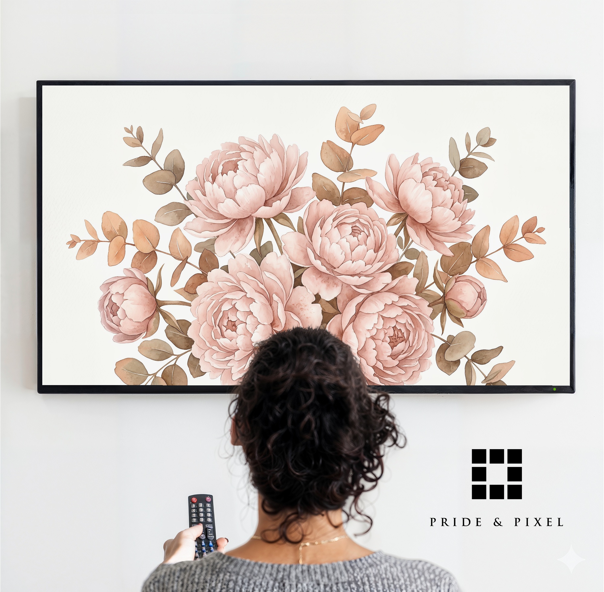 Blush Peony Bouquet Samsung