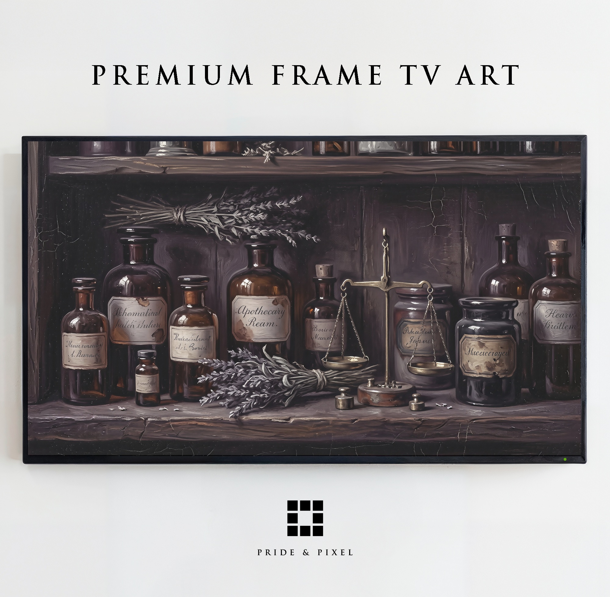 Vintage Apothecary Shelf Samsung