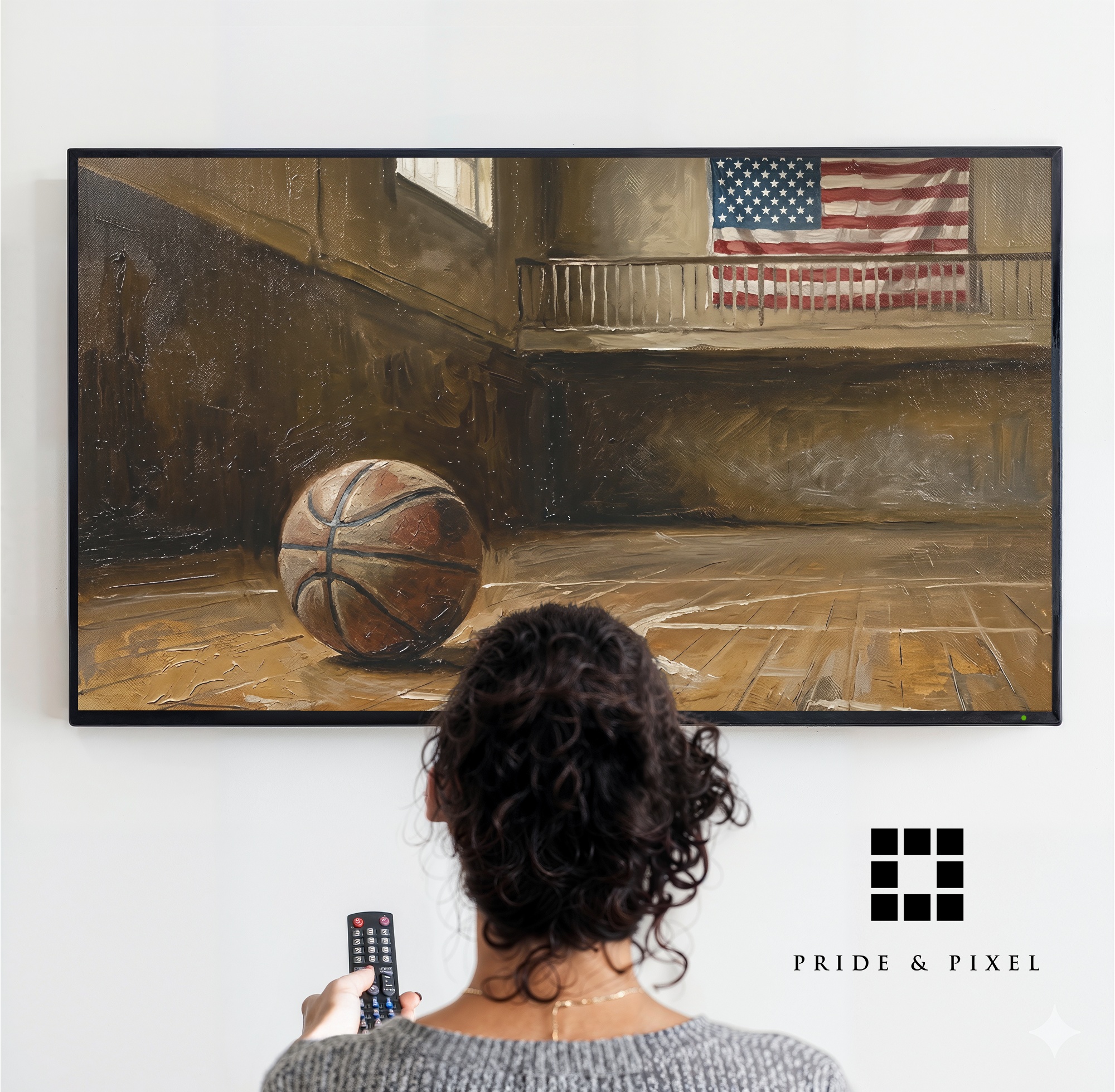 Vintage Gym Basketball Samsung