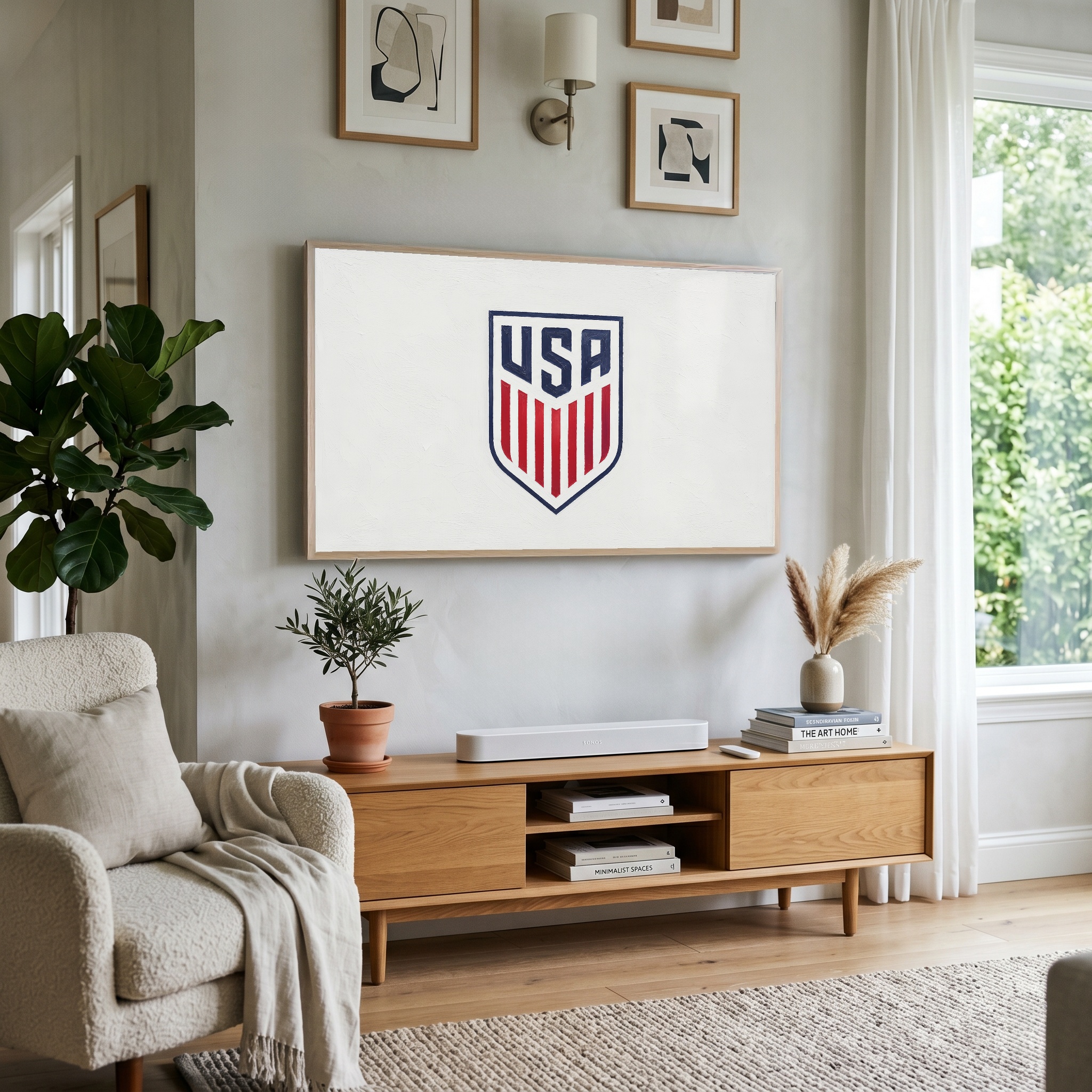 USA Soccer Art Bundle, Patriotic Vibes, Game Day Scenes